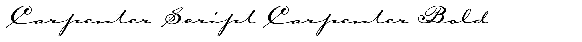 Carpenter Script Carpenter Bold image